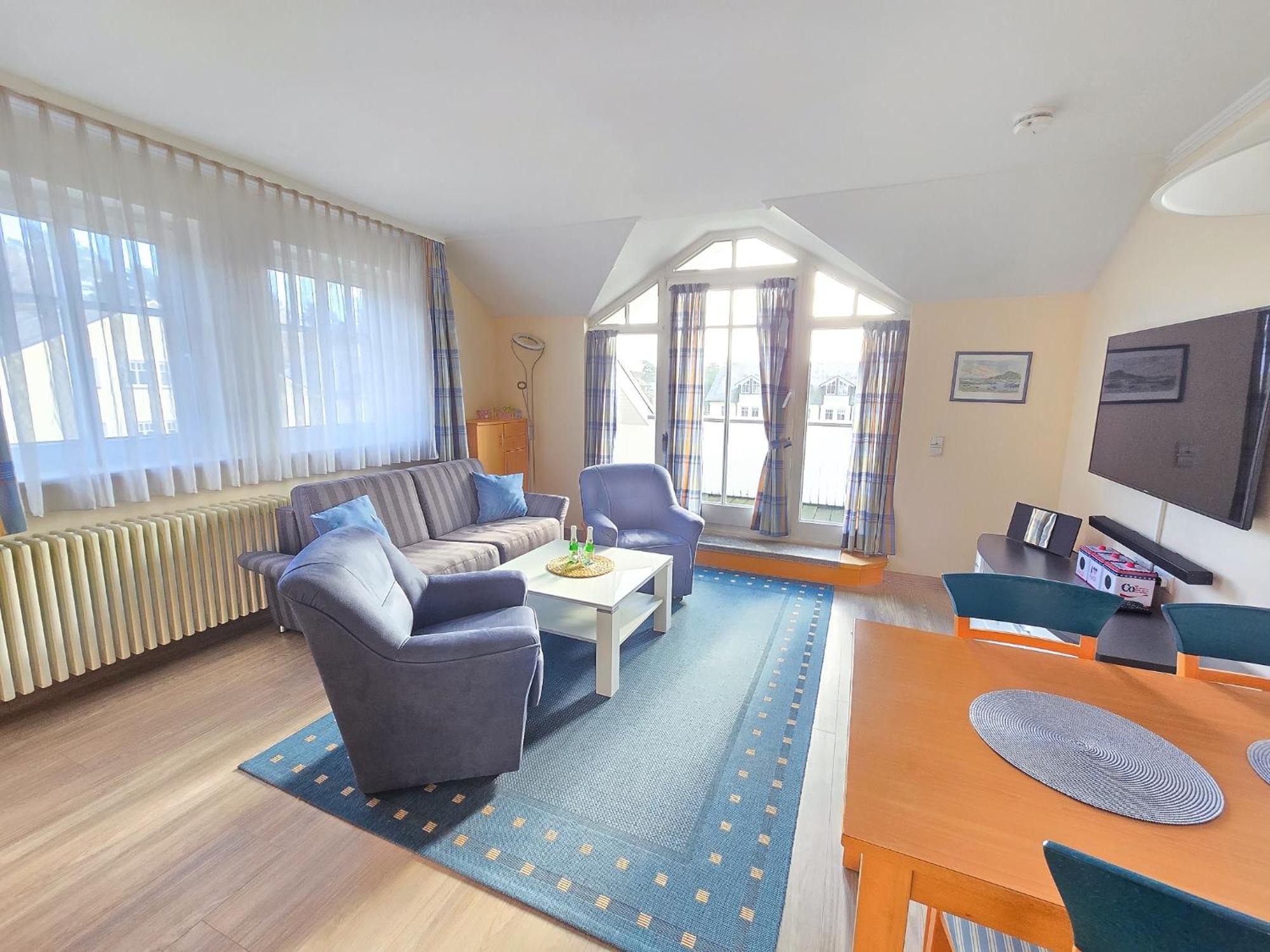 Duenenpark Binz - Komfort Ferienwohnung Mit 1 Schlafzimmer Und Balkon Im Dachgeschoss 024 Bagian luar foto